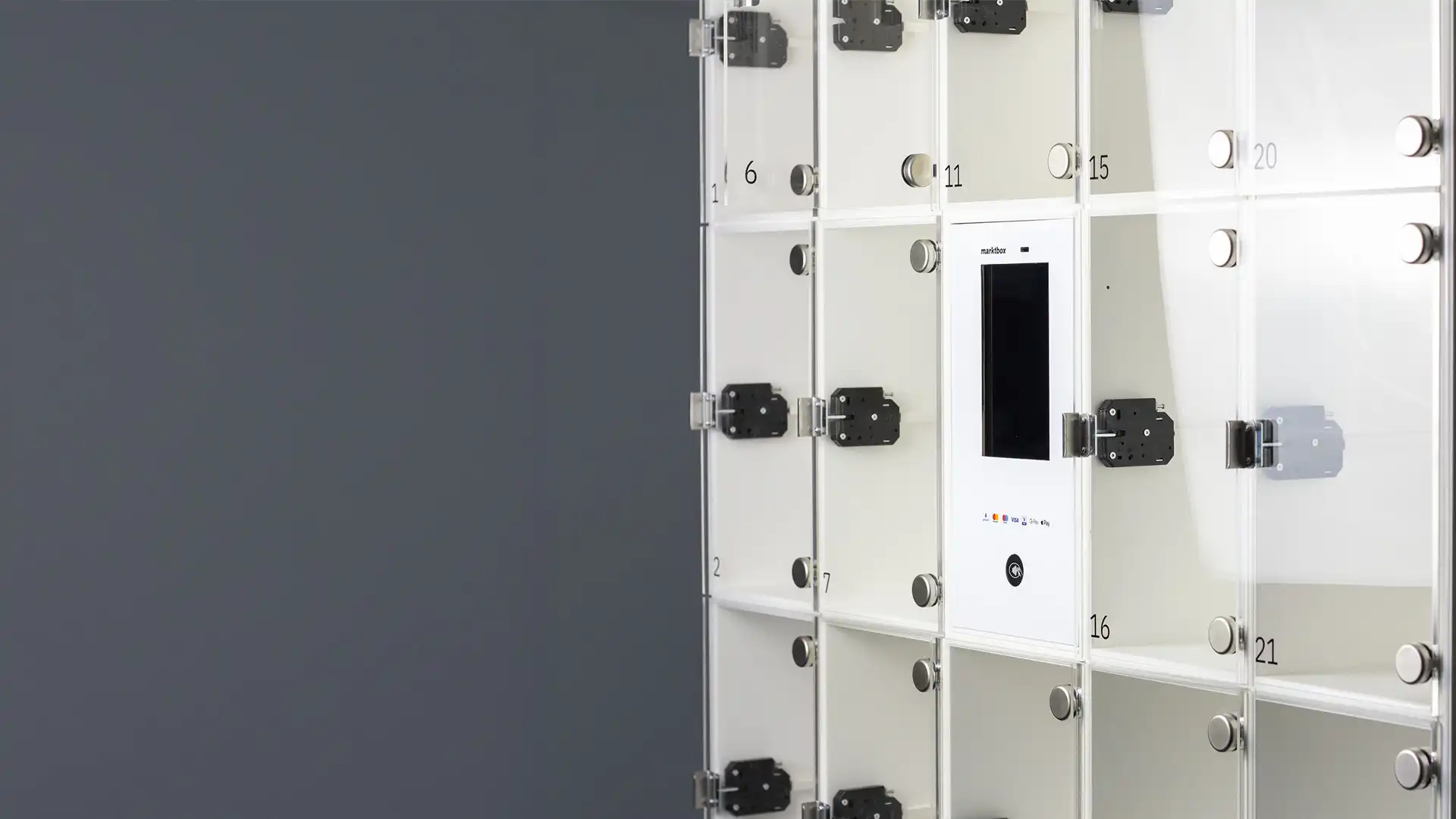 marktbox Verkaufsautomat Seitenansicht